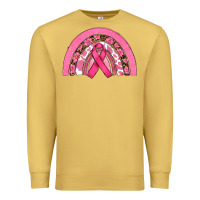 Antique Gold breast cancer rainbow Premium Sweatshirt - RanaPortraitStore