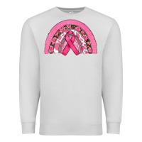Dove Grey breast cancer rainbow Premium Sweatshirt - RanaPortraitStore