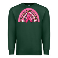 Sports Green breast cancer rainbow Premium Sweatshirt - RanaPortraitStore