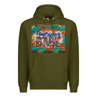 Army Green american babe Premium Hoodie - Artiststas