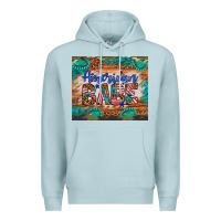Blue Mist american babe Premium Hoodie - Artiststas