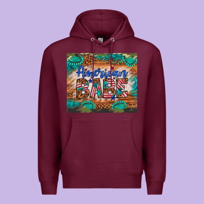 American Babe Premium Hoodie Designed By Artiststas