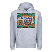 Heather Grey american babe Premium Hoodie - Artiststas