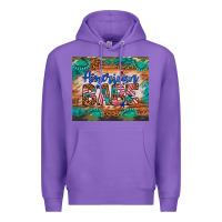 Purple american babe Premium Hoodie - Artiststas