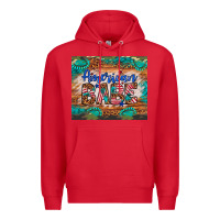 Red american babe Premium Hoodie - Artiststas