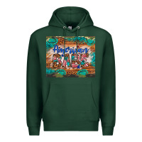 Sports Green american babe Premium Hoodie - Artiststas