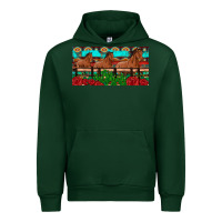 Forest Green horses roses ann cactuses license plate Urban Hoodie - Artiststas