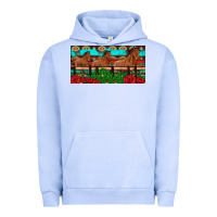 Pigment Grape Ice horses roses ann cactuses license plate Urban Hoodie - Artiststas