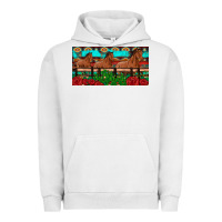 Pigment Lunar Rock horses roses ann cactuses license plate Urban Hoodie - Artiststas