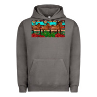 Pigment Tornado horses roses ann cactuses license plate Urban Hoodie - Artiststas