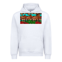 White horses roses ann cactuses license plate Urban Hoodie - Artiststas