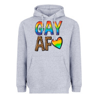 Heather Grey gay af Heavyweight Hoodie - texasbilliewilder