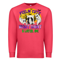 Cardinal Feeling Cute Might Haunt U Later Premium Sweatshirt - texasbilliewilder