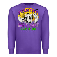 Purple Feeling Cute Might Haunt U Later Premium Sweatshirt - texasbilliewilder