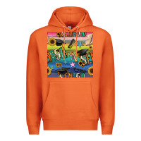 Graduation Seamless Pattern Premium Hoodie | Teevron