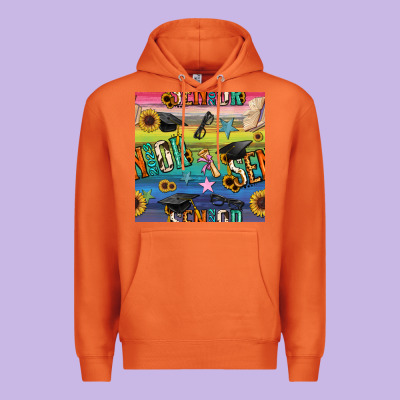 Graduation Seamless Pattern Premium Hoodie Designed By Bundleandbundleshop
