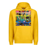 Lemon graduation seamless pattern Premium Hoodie - BundleAndBundleShop