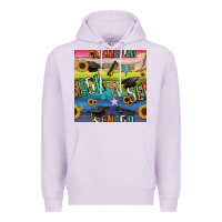 Lilac graduation seamless pattern Premium Hoodie - BundleAndBundleShop