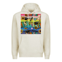 Oatmeal Heather graduation seamless pattern Premium Hoodie - BundleAndBundleShop