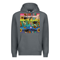 Rock graduation seamless pattern Premium Hoodie - BundleAndBundleShop