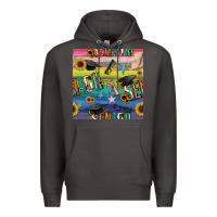 Smoke graduation seamless pattern Premium Hoodie - BundleAndBundleShop