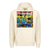 Tofu graduation seamless pattern Premium Hoodie - BundleAndBundleShop
