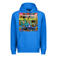 True Royal graduation seamless pattern Premium Hoodie - BundleAndBundleShop