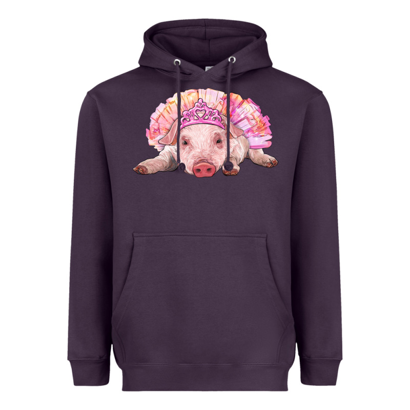 Balerina Baby Pig With Tutu Heavyweight Hoodie by RanaPortraitStore | Teevron
