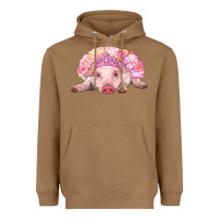 Toasted Coconut Balerina Baby Pig With Tutu Heavyweight Hoodie - RanaPortraitStore