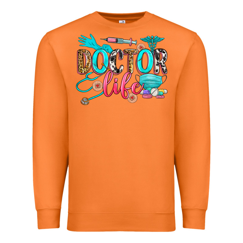 Doctor Life Premium Sweatshirt by Zillion Design Studio | Teevron