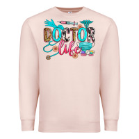 Pale Pink doctor life Premium Sweatshirt - Zillion Design Studio
