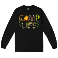 Black camp life Long Sleeve Tee - BarkalooDesign