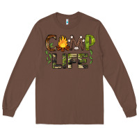 Chestnut camp life Long Sleeve Tee - BarkalooDesign