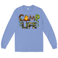 Colony Blue camp life Long Sleeve Tee - BarkalooDesign