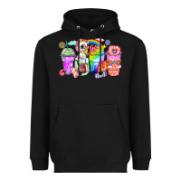 Black unicorn coffee cups Heavyweight Hoodie - Zillion Design Studio