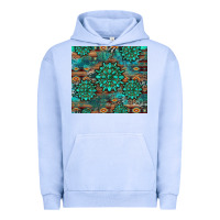 Pigment Grape Ice gemstone turquoises aztec leopard cowhide Urban Hoodie - Artiststas