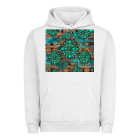 Pigment Lunar Rock gemstone turquoises aztec leopard cowhide Urban Hoodie - Artiststas