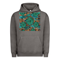 Pigment Tornado gemstone turquoises aztec leopard cowhide Urban Hoodie - Artiststas