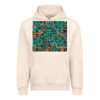 Sandshell gemstone turquoises aztec leopard cowhide Urban Hoodie - Artiststas