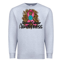 Heather Grey breast cancer awareness Premium Sweatshirt - RanaPortraitStore
