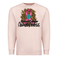 Pale Pink breast cancer awareness Premium Sweatshirt - RanaPortraitStore