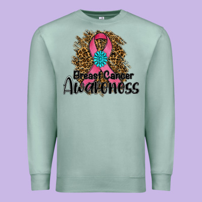 Breast Cancer Awareness Premium Sweatshirt Designed By Ranaportraitstore