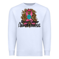 White breast cancer awareness Premium Sweatshirt - RanaPortraitStore