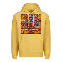 Antique Gold all american girl Premium Hoodie - Artiststas