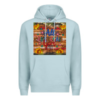 Blue Mist all american girl Premium Hoodie - Artiststas