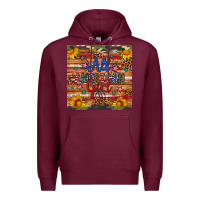Burgundy all american girl Premium Hoodie - Artiststas