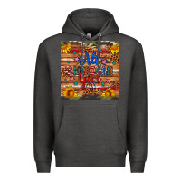 Charcoal Heather all american girl Premium Hoodie - Artiststas