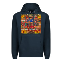 Navy all american girl Premium Hoodie - Artiststas