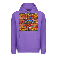 Purple all american girl Premium Hoodie - Artiststas