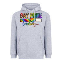 Heather Grey gay pride loading lgbtq Heavyweight Hoodie - texasbilliewilder